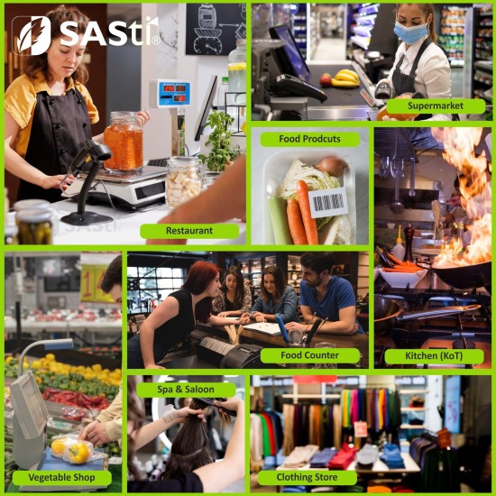 SASti Thermal Receipt Printer - Table Top [USB+LAN]SR-P321-E